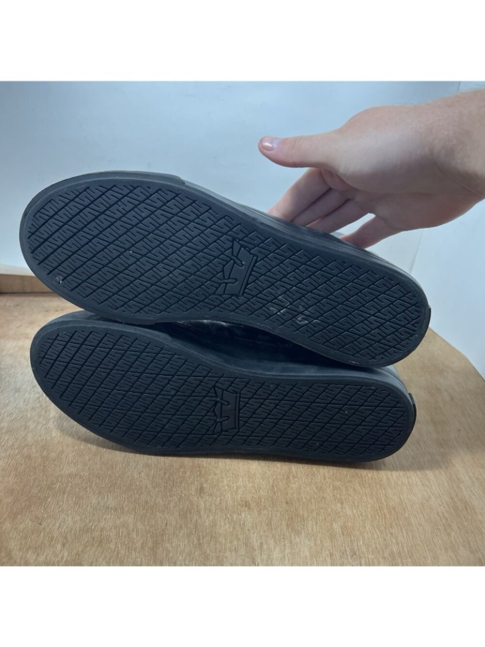 Supra Muska 001 Skytop Gray High Top Lace Up Skate Shoes Men Size 10.5 - Picture 7 of 8